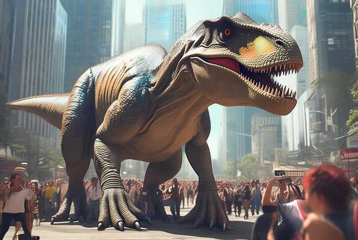 城里来了大恐龙故事续编（城里来了大恐龙故事续编400字）