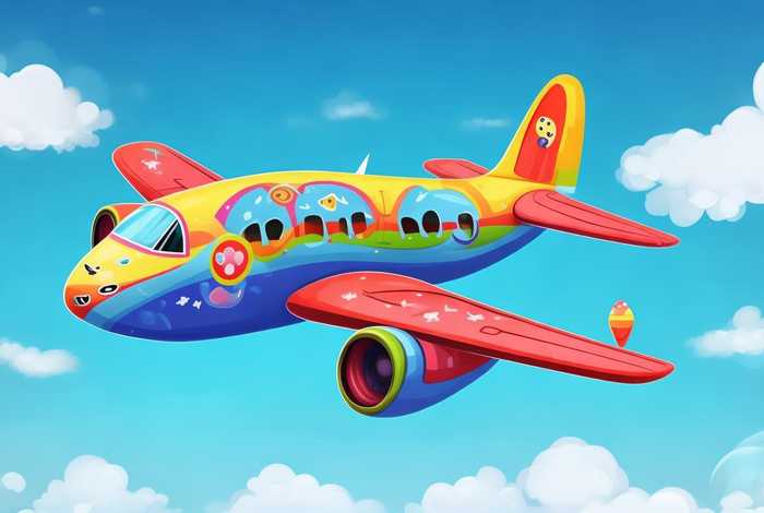 儿童飞机卡通图片 - 儿童卡通飞机图片大全大图
