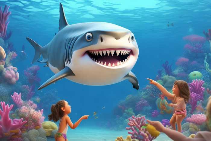 大鲨鱼儿童故事mp3 - 大鲨鱼的幼儿故事