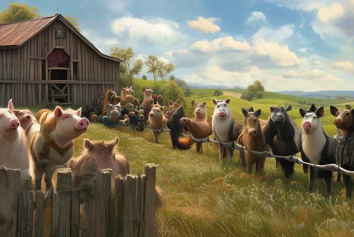 动物庄园的故事在现实中上演；动物庄园的故事在现实中上演吗