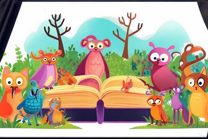动物故事儿童画图片 - 动物故事画画图片
