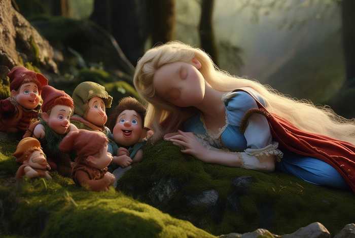 白雪公主的故事七个小矮人的故事；白雪公主和七个小矮人的故事表演情景故事