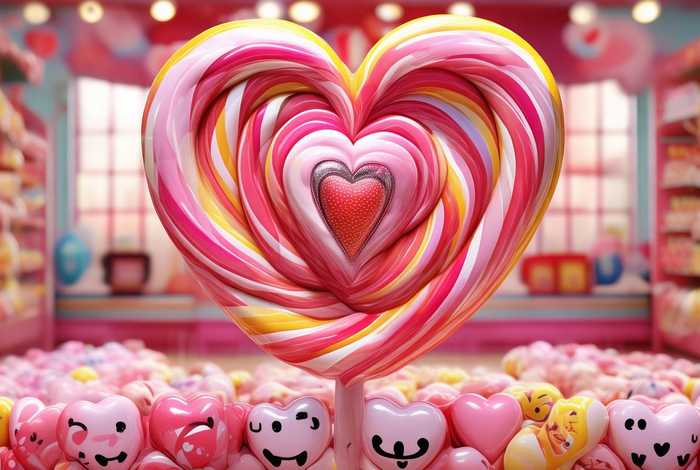 爱心糖果的故事、爱心糖果的故事图片