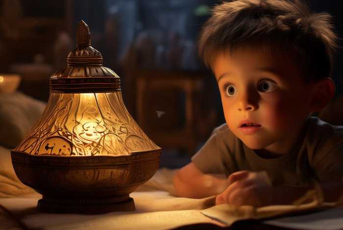 阿拉丁神灯的睡前故事 - 睡前故事 阿拉丁的神灯