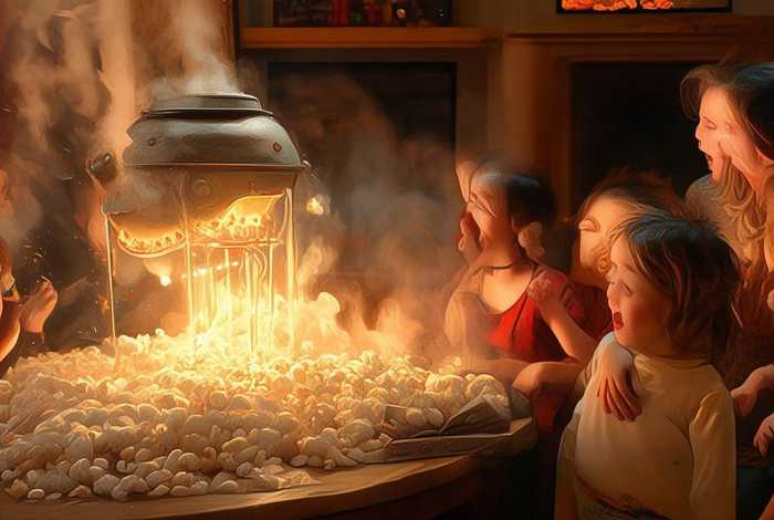 爆米花的有趣故事；爆米花的有趣故事简短