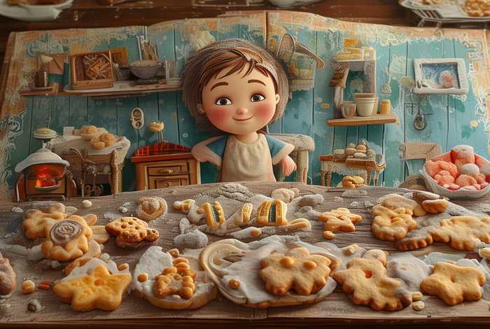 饼干故事；饼干故事绘本