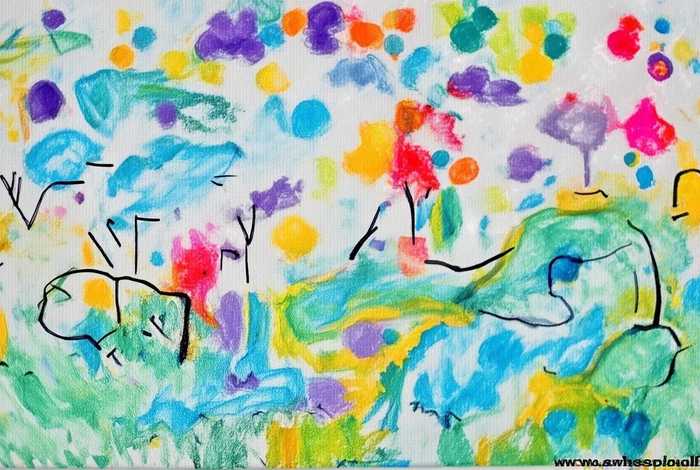 点线面儿童画画大全简单漂亮；点线面怎么画简单 儿童