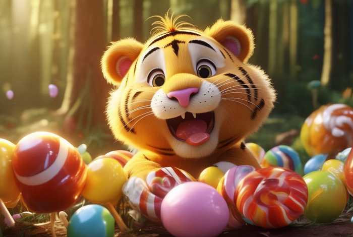 爱吃糖的老虎绘本故事内容，爱吃糖的老虎绘本故事内容简介