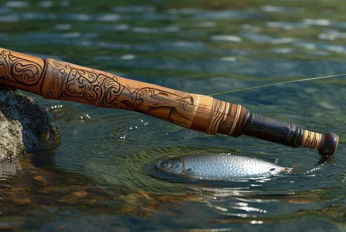 钓鱼竿的故事、钓竿和鱼的故事