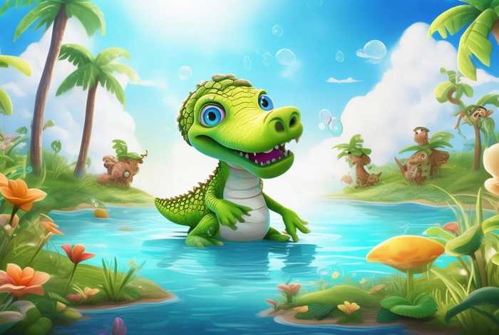 鳄鱼故事儿童故事视频（幼儿鳄鱼故事视频）