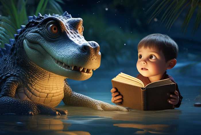 鳄鱼的睡前故事1001无标题，鳄鱼的睡前故事1001无标题内容