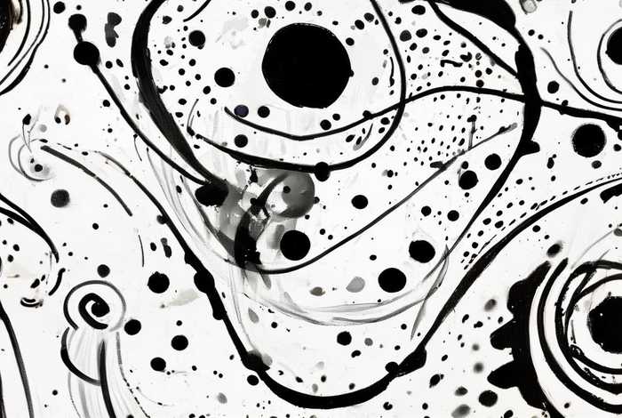 点线面儿童画 - 点线面儿童画黑白