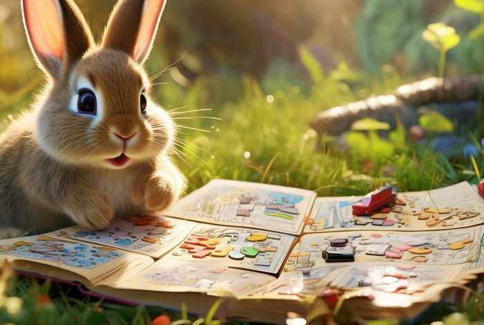 聪明的小兔子故事；聪明的小兔子故事大全