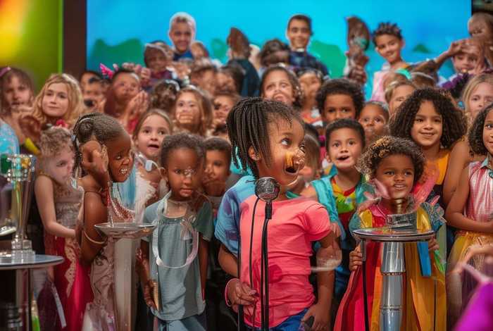 电视台举办少儿讲故事大赛、电视台举办少儿讲故事大赛,第一名奖金1000元