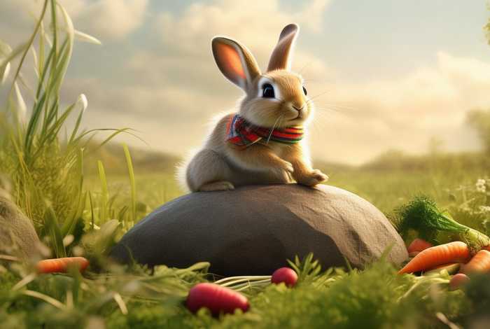 聪明的小兔的故事、幼儿故事聪明的小兔