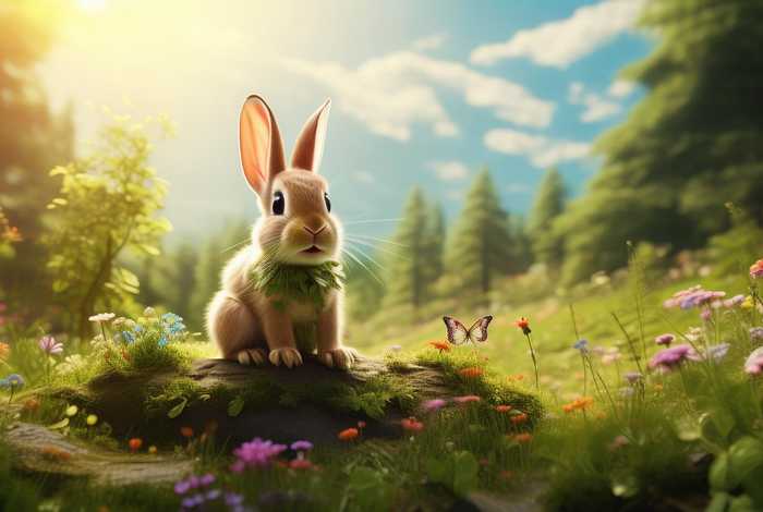 聪明的小兔的故事与图片 - 聪明的小兔的故事与图片大全