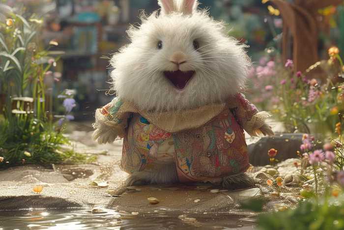 粗心的小兔子故事；粗心的小兔子故事图片