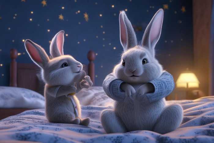 猜猜我有多爱你儿童睡前故事；《猜猜我有多爱你》睡前故事