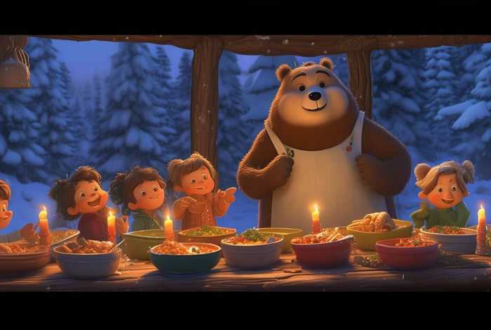 笨狗熊请客儿童故事,笨狗熊请客故事读后感 笨狗熊请客儿童故事,笨狗熊请客故事读后感