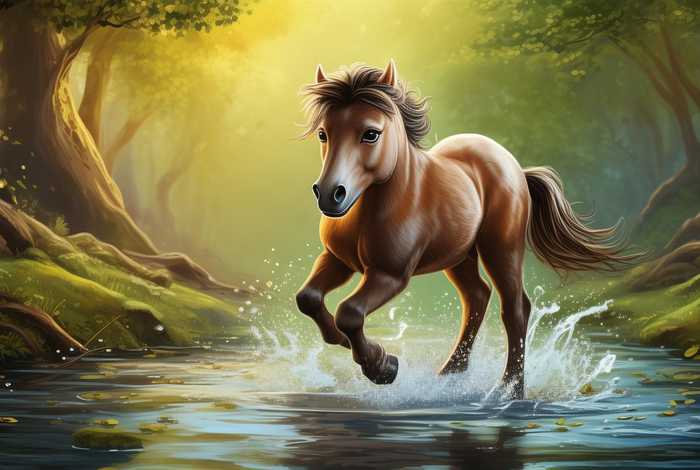 爱心童话故事小马过河 少儿故事小马过河