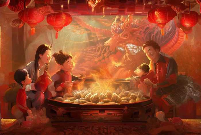 春节的传说故事50；春节的传说故事50字英语版