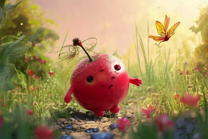 调皮的小樱桃故事；调皮的小樱桃故事简介