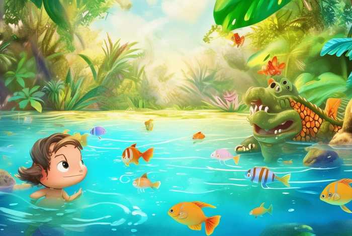 鳄鱼和鱼儿童故事 和鳄鱼有关的绘本故事推荐
