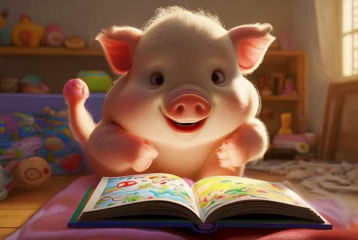 电子版故事书 - 小猪唏哩呼噜电子版故事书