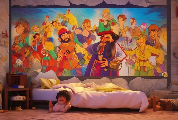 阿里巴巴和四十大盗儿童睡前故事 阿里巴巴和四十大盗幼儿睡前故事