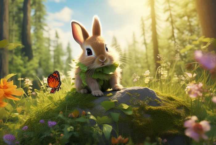聪明的小兔的故事与图片 - 聪明的小兔的故事与图片大全