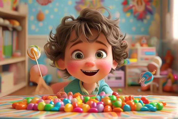 爱吃糖的儿童故事 - 关于吃糖的幼儿故事