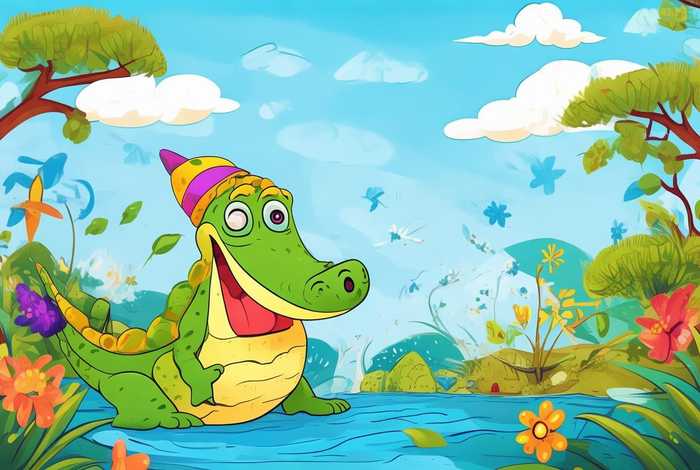 鳄鱼儿童故事书，幼儿故事鳄鱼