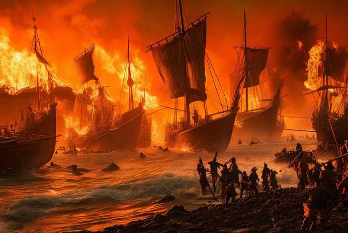 赤壁之战绘本故事（赤壁之战绘本故事图片）