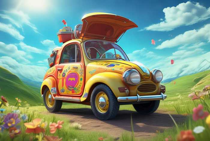 车子旅行儿童故事，小汽车去旅行故事