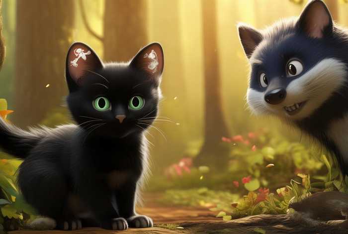 臭鼬儿童故事 - 猫小帅科普小故事臭鼬来帮忙 臭鼬儿童故事 - 猫小帅科普小故事臭鼬来帮忙