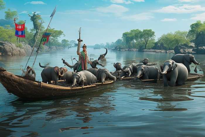 草船称象故事 - 草船称象故事情节概括 草船称象故事 - 草船称象故事情节概括