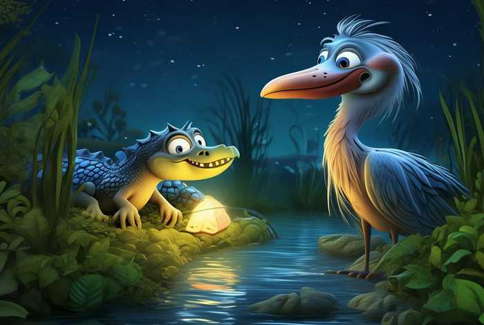 鳄鱼睡前故事，睡前鳄鱼小故事