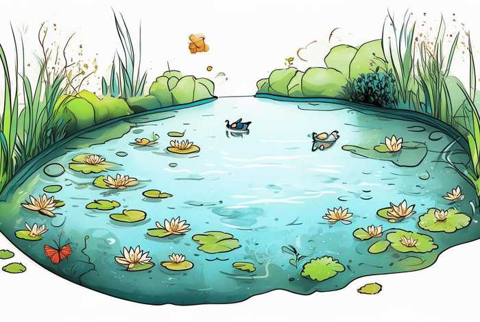 春天的池塘图片大全 - 春天的池塘图片大全简笔画