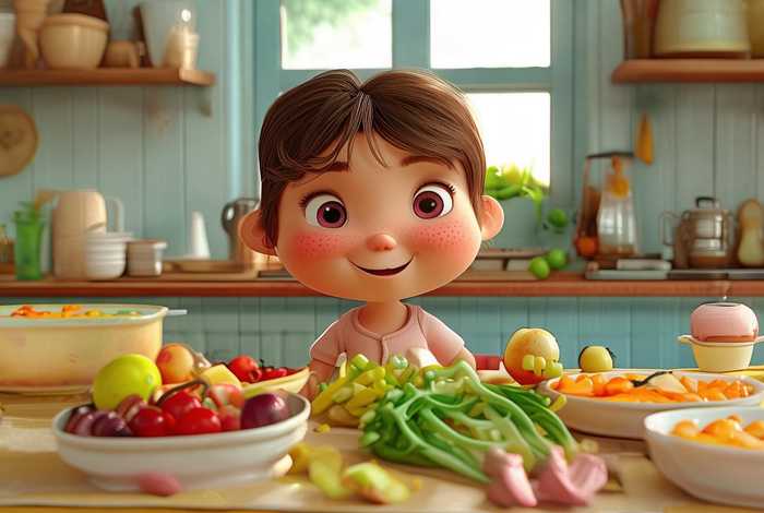 爱挑食的小甜甜故事、爱挑食的小甜甜故事内容