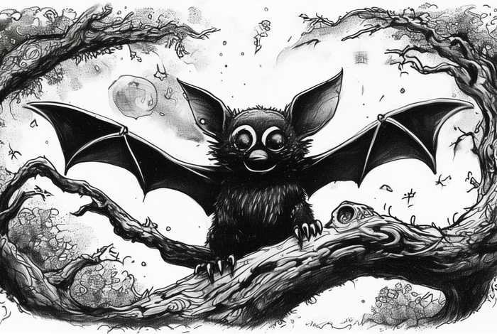 蝙蝠的故事图片 蝙蝠的故事图片简笔画