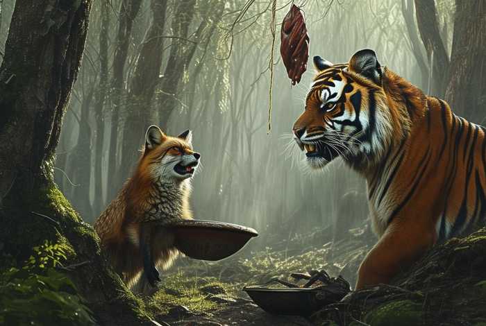 调虎离山童话成语故事（成语故事20《调虎离山》）