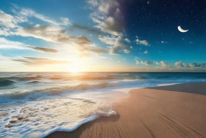 白天黑夜的图片、白天黑夜的图片大全