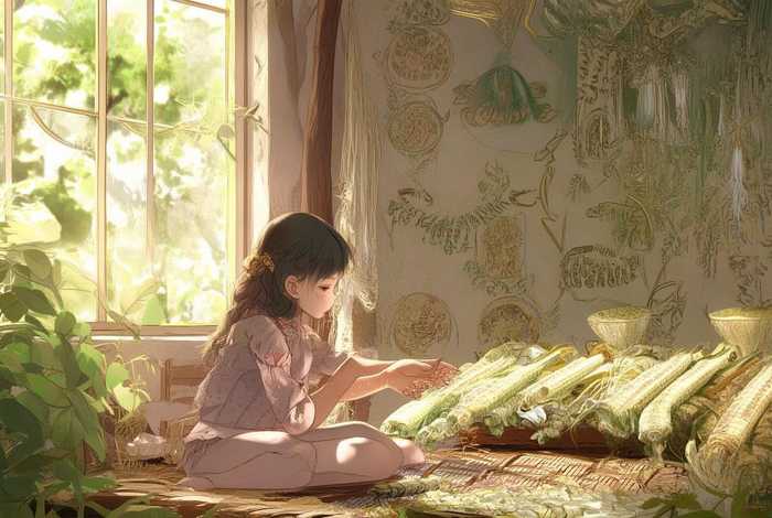 蚕的故事、阿乔养蚕的故事