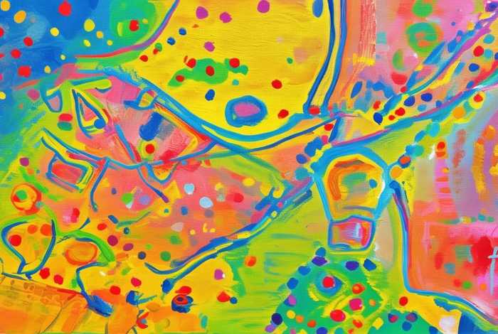 点线面儿童作品（点线面构成的简单作品 儿童）