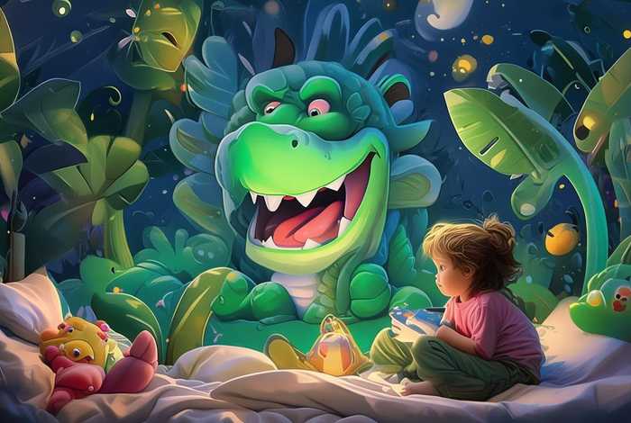 鳄鱼故事儿童睡前故事 - 幼儿睡前故事鳄鱼