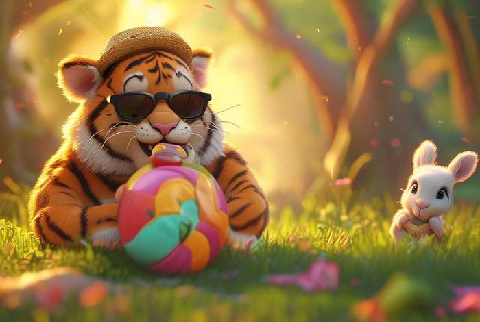 贝瓦儿歌老虎吃糖，兔小贝故事老虎吃糖视频