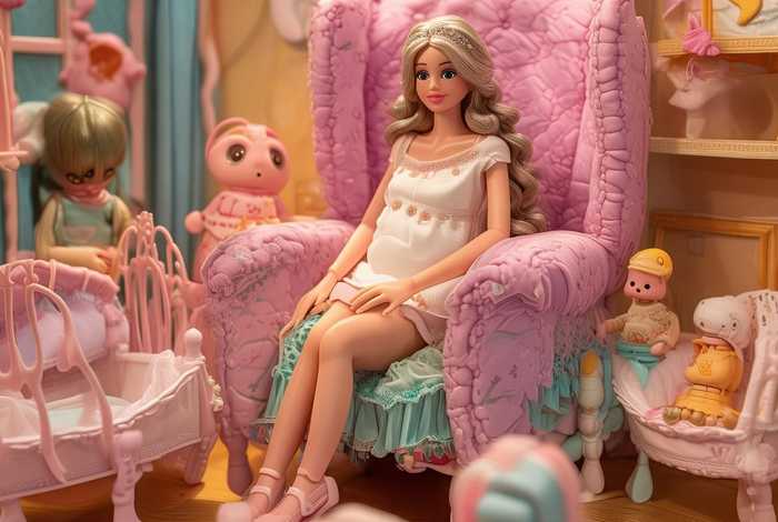 芭比孕妇故事 - 芭比孕妇快生了玩具故事