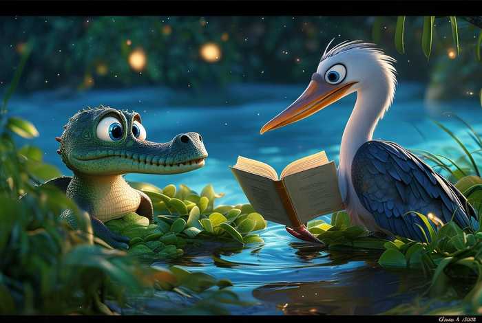 鳄鱼睡前故事，睡前鳄鱼小故事