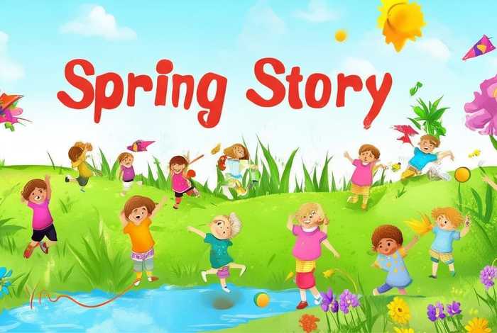 春天的故事儿童画 春天的故事幼儿画