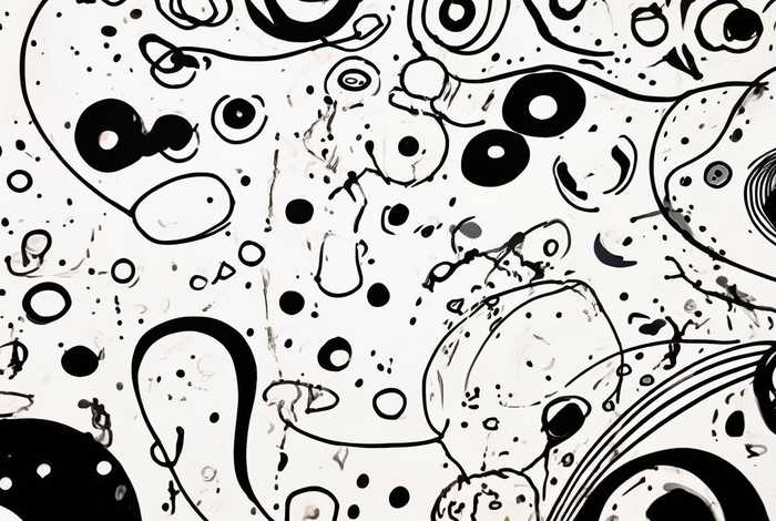 点线面儿童画 - 点线面儿童画黑白